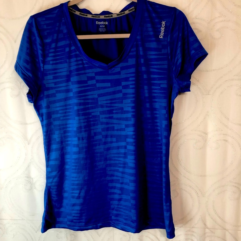 REEBOK SPORT BLUE ATHETIC  TOP